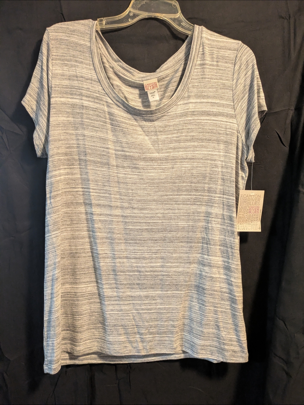 Canyon River Blues Heathered Light Gray Short Sleeve Tee